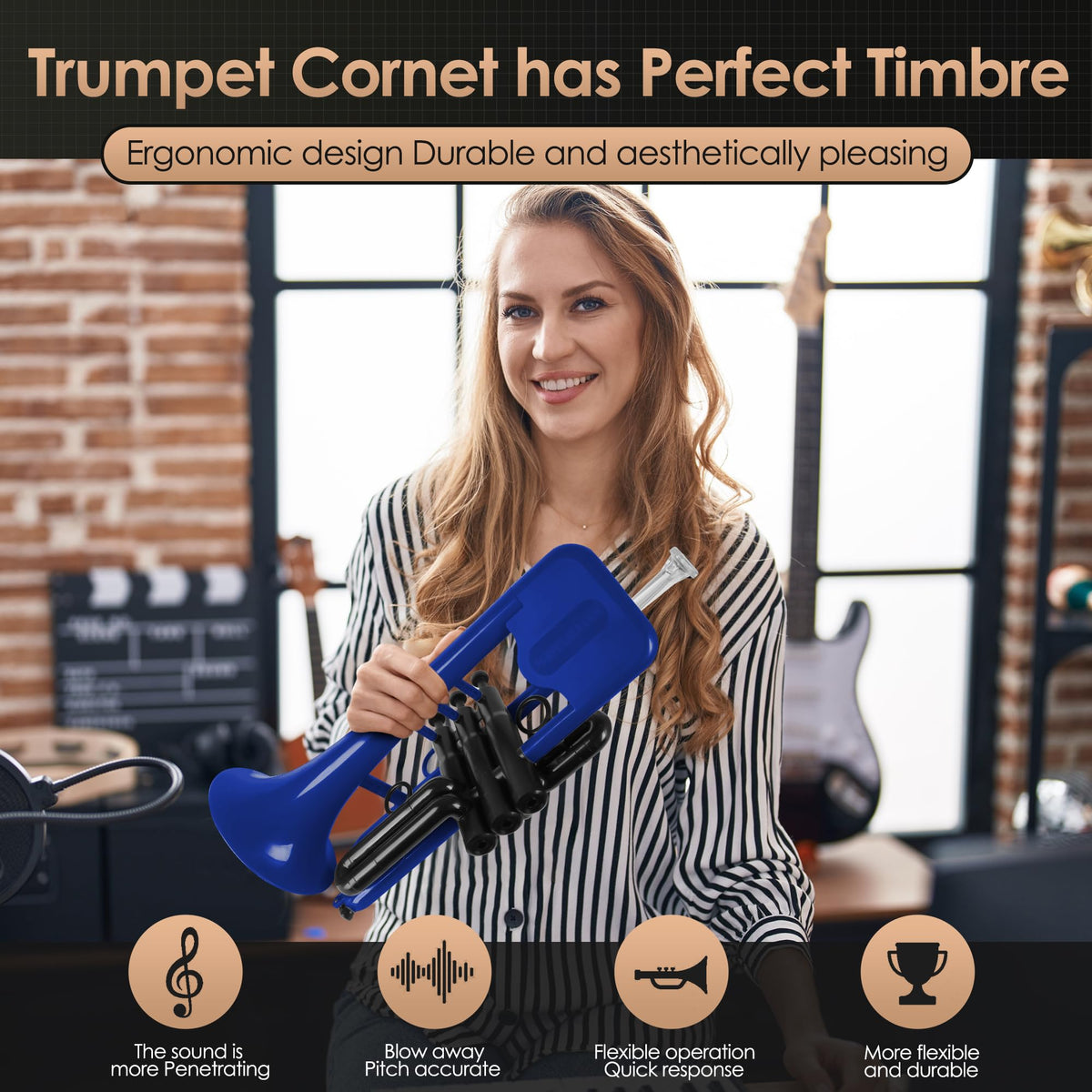 Plastic Bb Trumpet E805