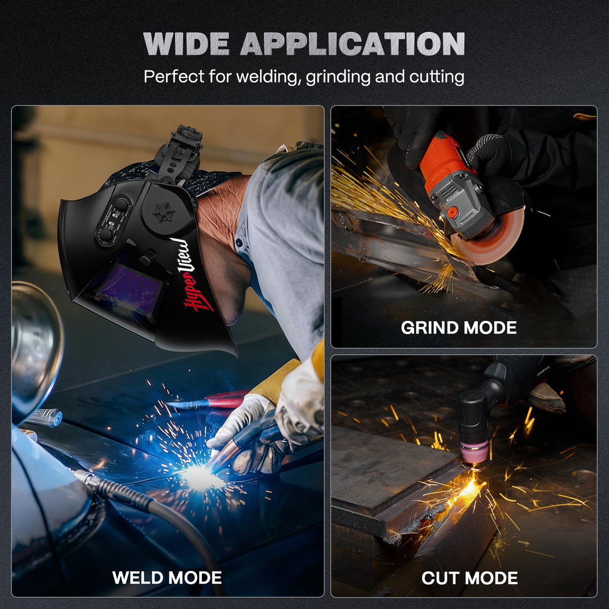 Auto Darkening Welding Helmet B373