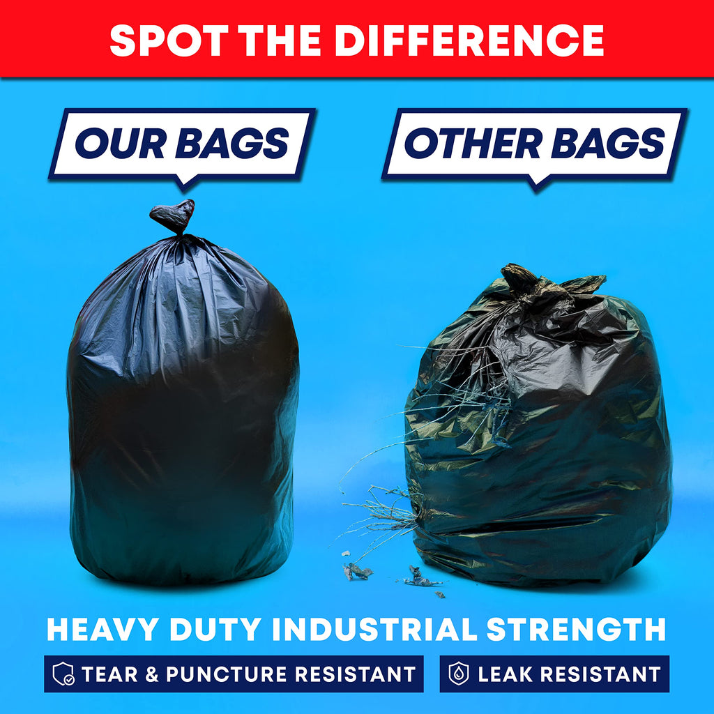 95 Gallon 2 Mil Heavy Duty Trash Bags 25 Count I234046