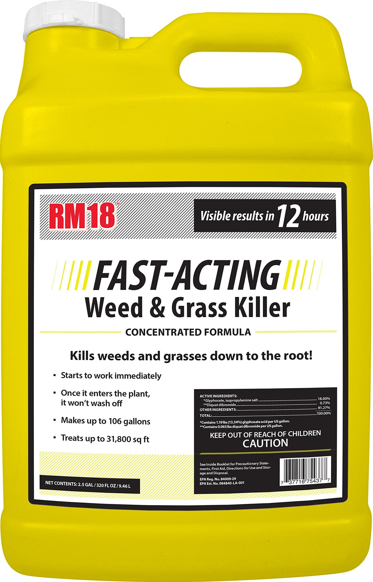 Fast-Acting Weed & Grass Killer Herbicide 2.5-gallon L42340