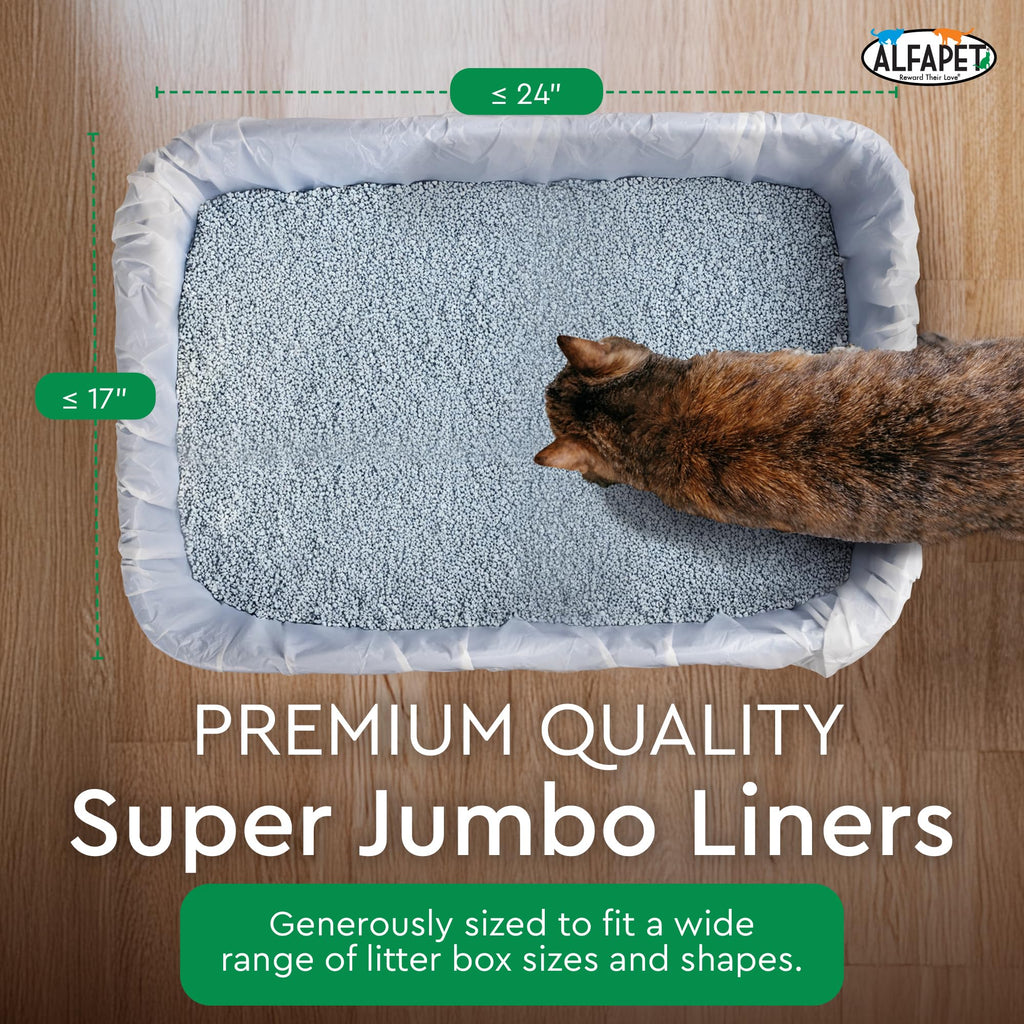 Heavy Duty 52 Pack Litter Box Liners M3358