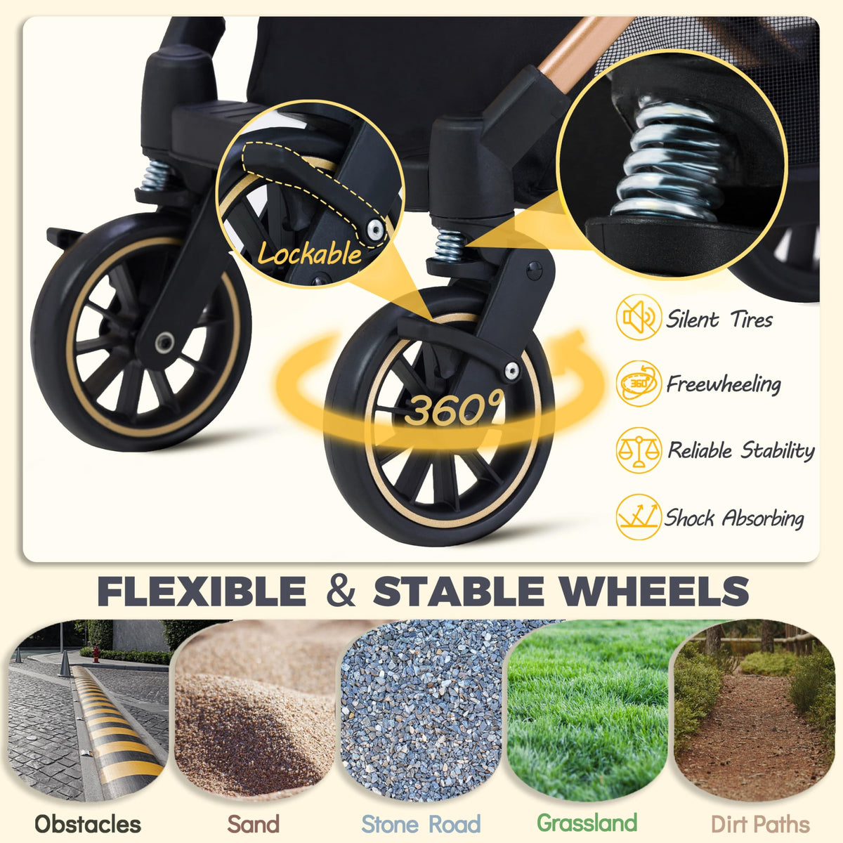 Pet Stroller for Small Dogs Cats B251799