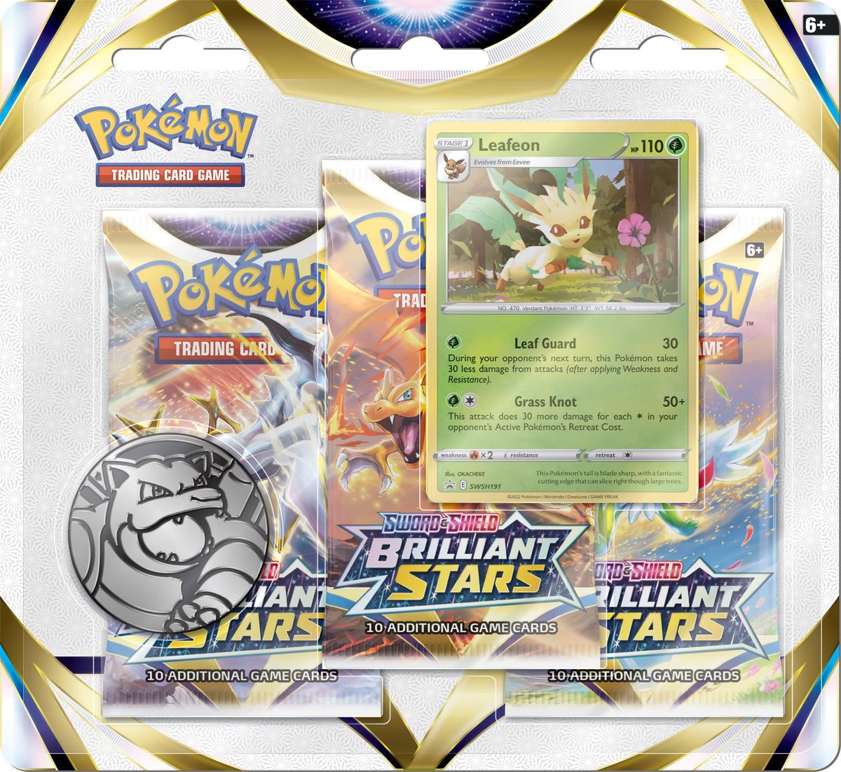 Pokemon TCG Three-Booster Blister W13186