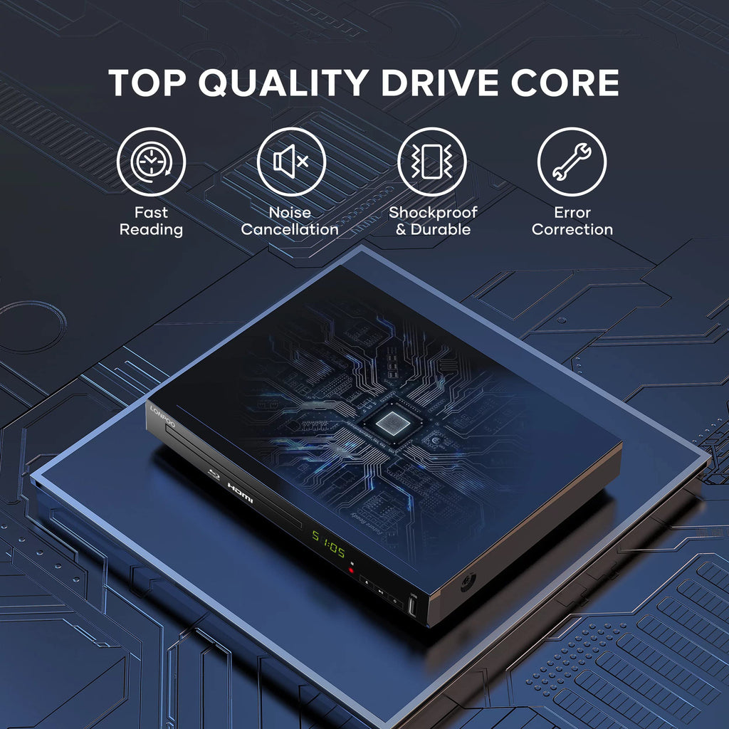 Full HD DVD Player HDMI with Dolby Digital TrueHD/DTS G368