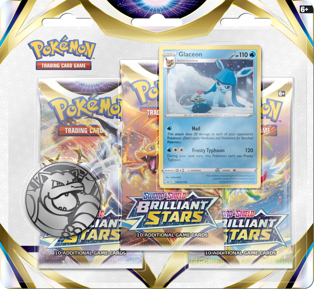 Pokemon TCG Three-Booster Blister W13186